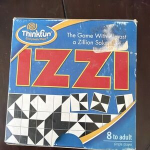 Thinkfun Rare 2009 IZZI The Game with a Zillion Solutions Tile Puzzle Complete